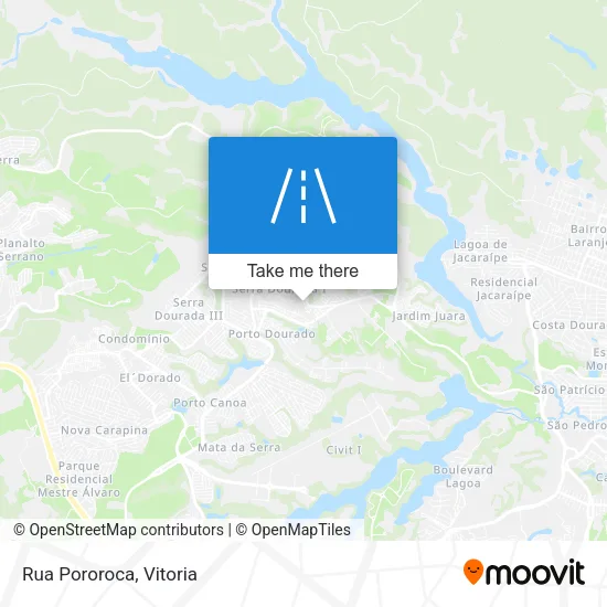 Rua Pororoca map