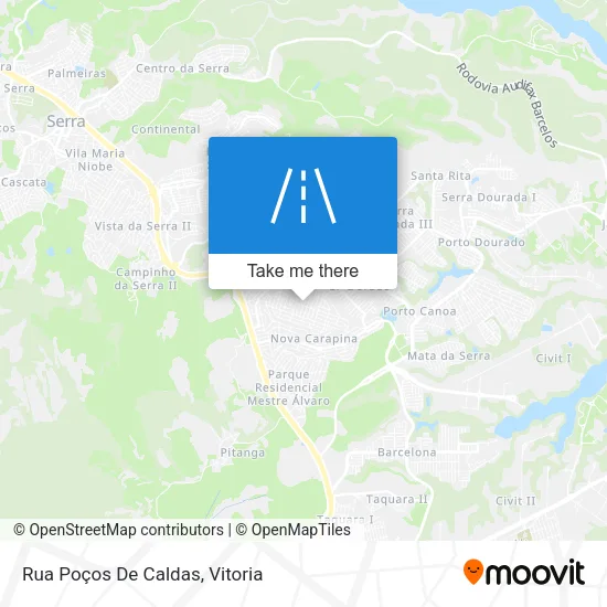 Rua Poços De Caldas map