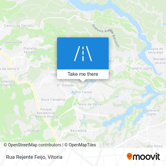 Rua Rejente Feijo map