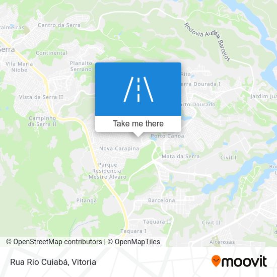 Rua Rio Cuiabá map