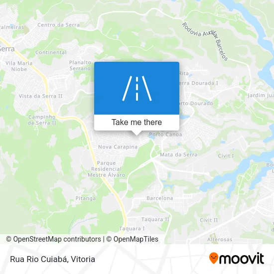 Rua Rio Cuiabá map