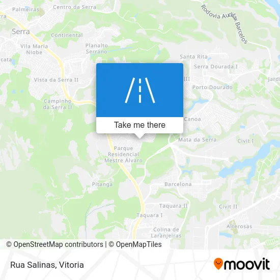 Rua Salinas map