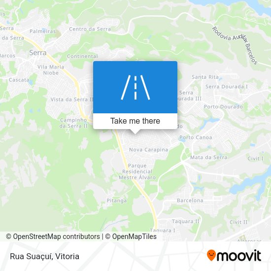 Rua Suaçuí map