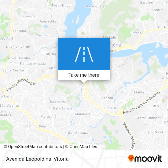 Avenida Leopoldina map
