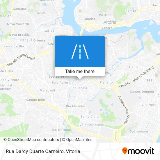 Rua Darcy Duarte Carneiro map