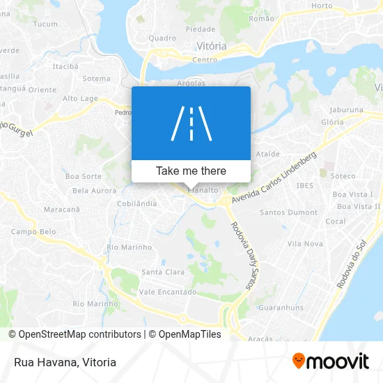 Rua Havana map