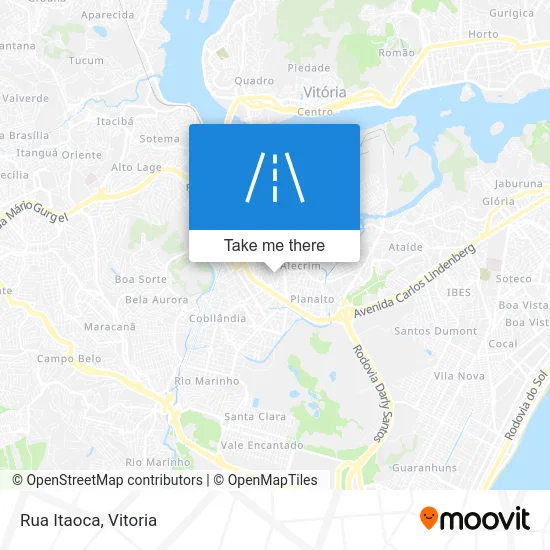 Rua Itaoca map