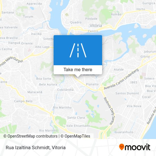 Rua Izaltina Schmidt map
