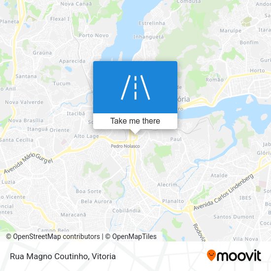 Rua Magno Coutinho map