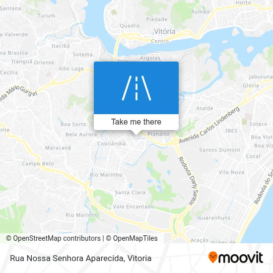 Rua Nossa Senhora Aparecida map