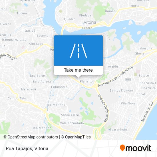 Rua Tapajós map