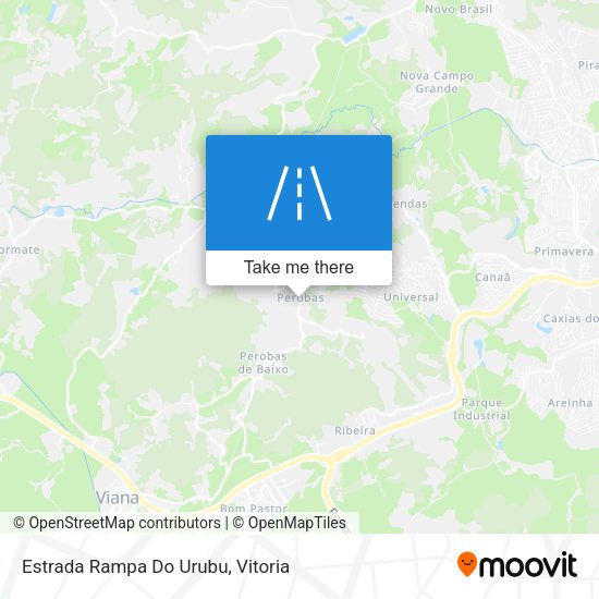 Estrada Rampa Do Urubu map