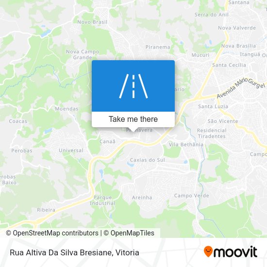 Rua Altiva Da Silva Bresiane map