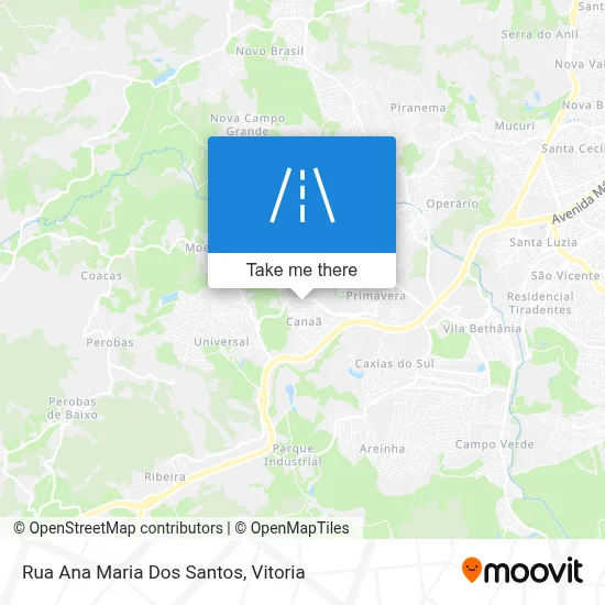 Rua Ana Maria Dos Santos map