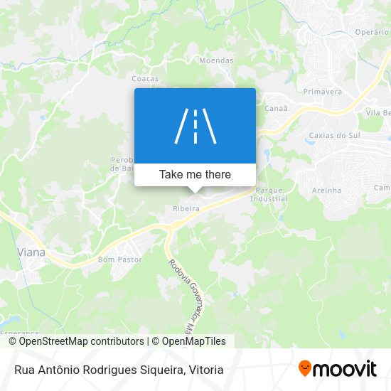 Rua Antônio Rodrigues Siqueira map