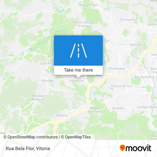 Rua Bela Flor map