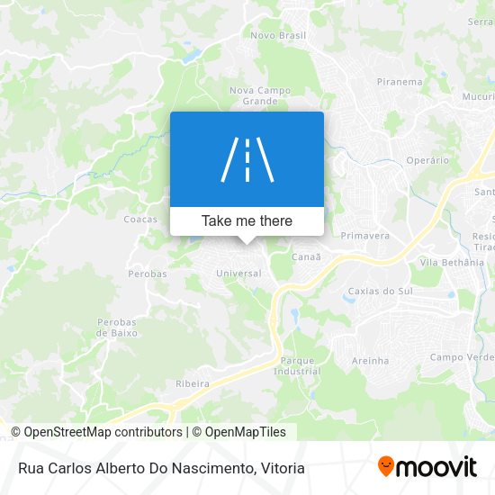 Rua Carlos Alberto Do Nascimento map