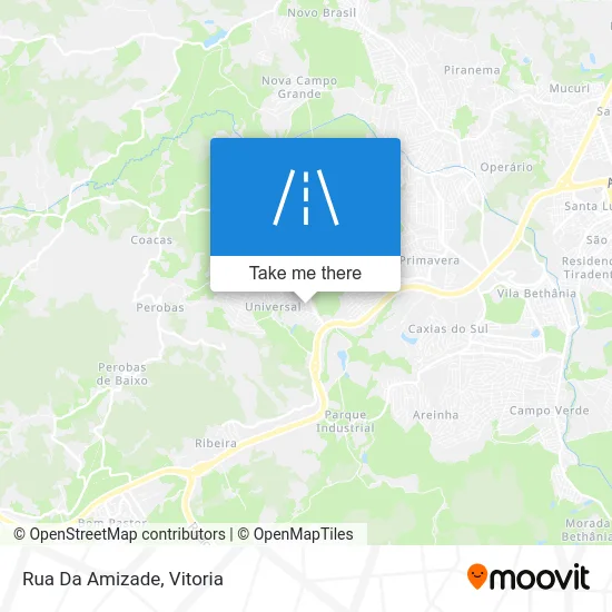 Rua Da Amizade map