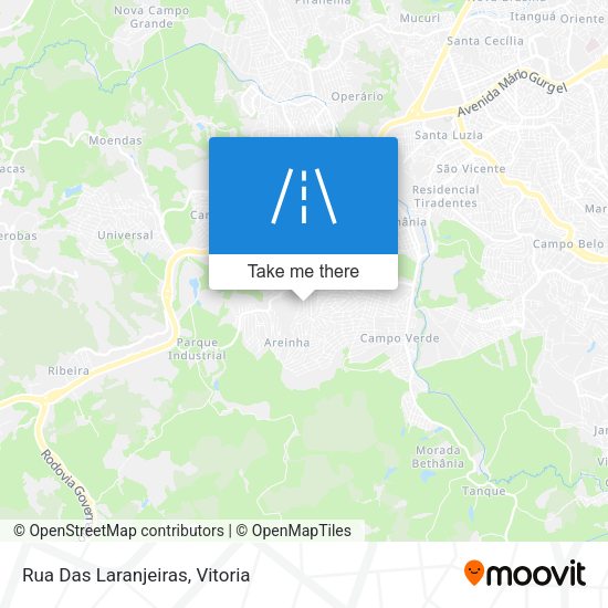 Rua Das Laranjeiras map