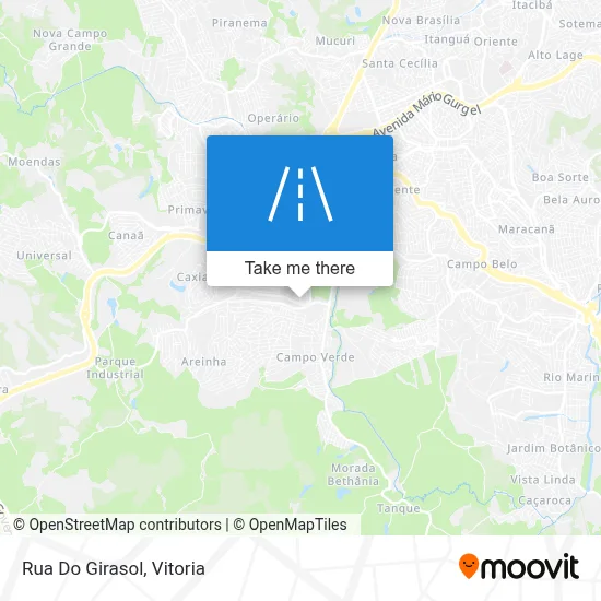 Rua Do Girasol map