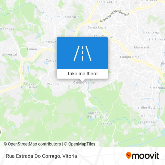 Rua Estrada Do Corrego map