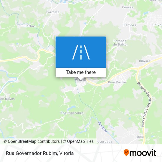 Rua Governador Rubim map