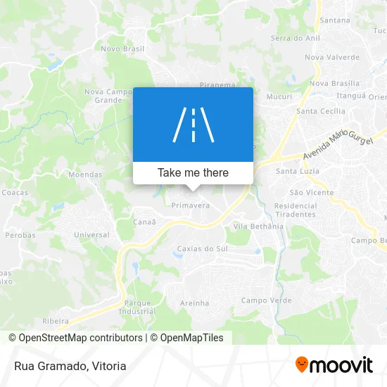 Rua Gramado map