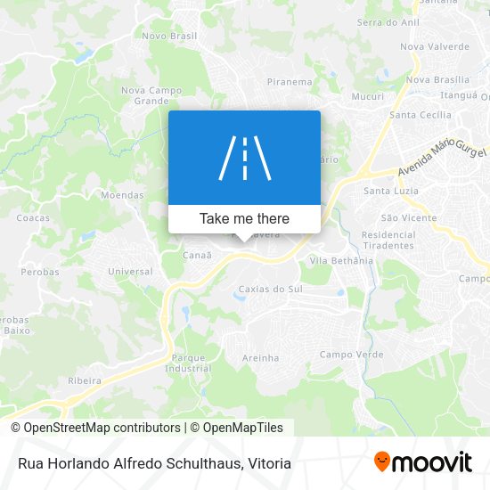 Rua Horlando Alfredo Schulthaus map