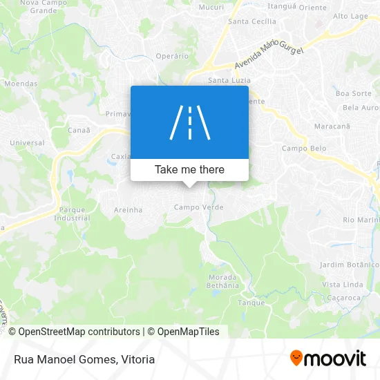 Rua Manoel Gomes map