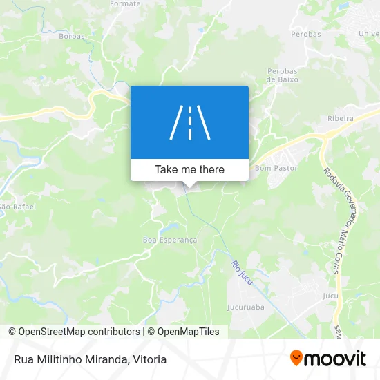 Rua Militinho Miranda map