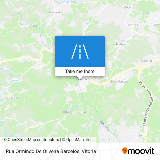 Rua Ormindo De Oliveira Barcelos map