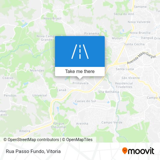 Rua Passo Fundo map