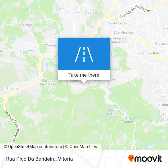 Rua Pico Da Bandeira map
