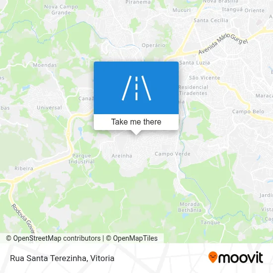 Rua Santa Terezinha map