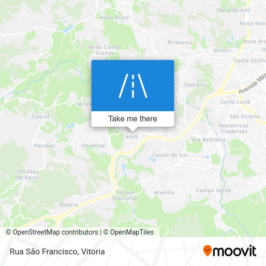Rua São Francisco map