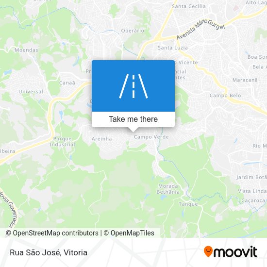 Rua São José map