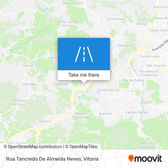 Rua Tancredo De Almeida Neves map