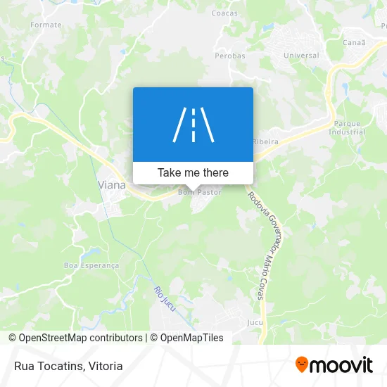 Rua Tocatins map