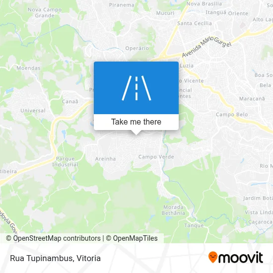 Rua Tupinambus map