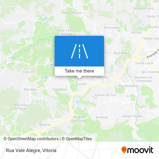 Rua Vale Alegre map