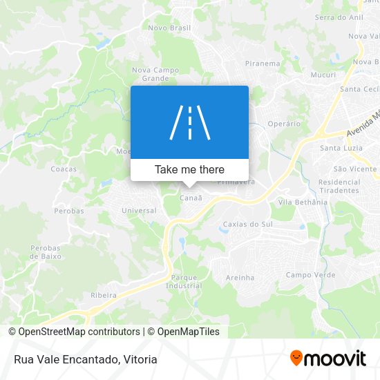 Rua Vale Encantado map