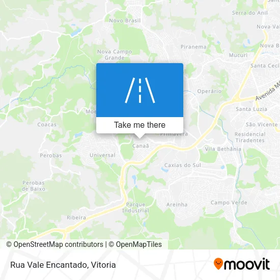 Rua Vale Encantado map