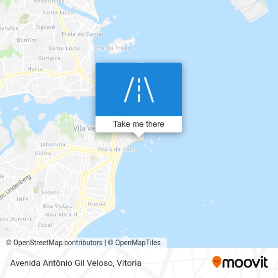 Avenida Antônio Gil Veloso map