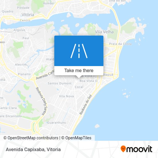 Avenida Capixaba map