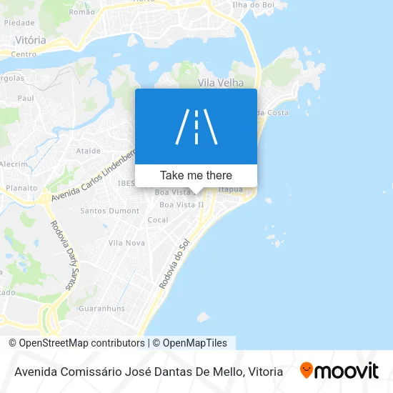 Avenida Comissário José Dantas De Mello map