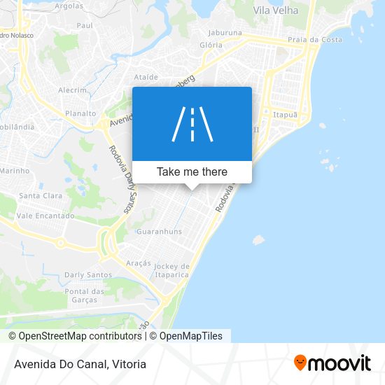 Avenida Do Canal map