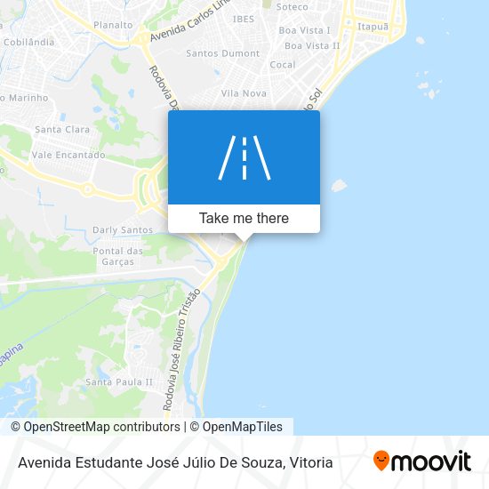 Avenida Estudante José Júlio De Souza map