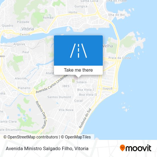 Avenida Ministro Salgado Filho map