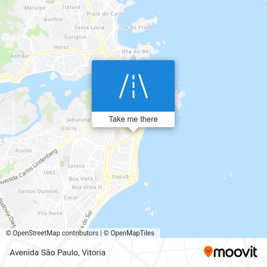 Avenida São Paulo map