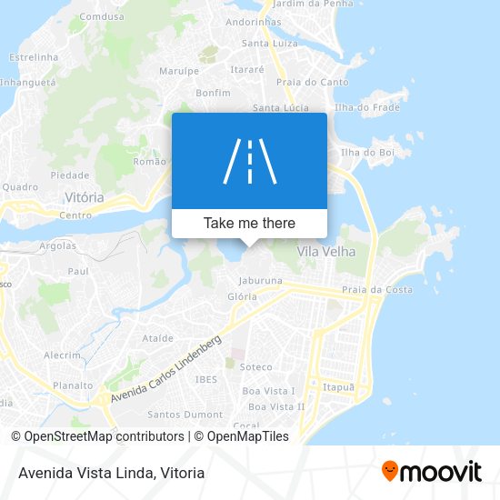Avenida Vista Linda map